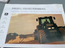 John Deere 6100-6400-Tractor - 20 Page Brochure & Specs 1995