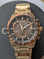 Mens Citizen Radio Controlled Perpetual Calendar Watch E650-S086728 (Full Set)