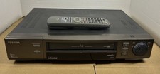 Toshiba V-857B Video Cassette Recorder With Remote - Tested & Working