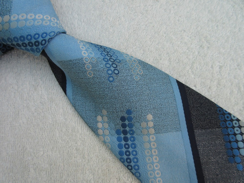 Vintage wide kipper blue - wide,