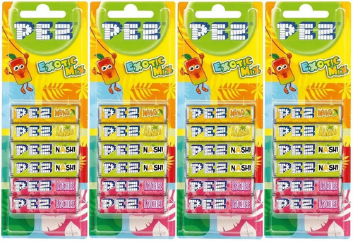 Packs pez sweets refills - 6,