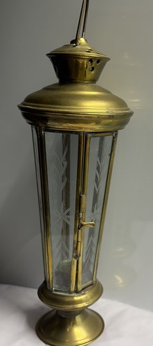 Vtg turkish brass paneled - vtg,