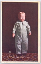 1906 Vintage Baby Postcard