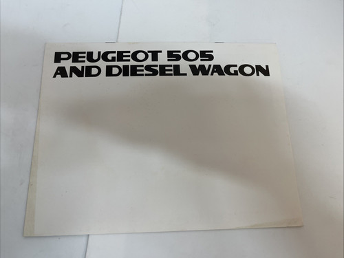 1981 peugeot 505 - peugeot,