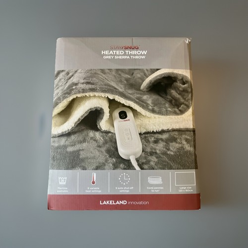 Lakeland heated throw blanket - heated,