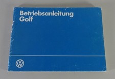 Operating Manual Handbook VW Golf 2 / II incl. Diesel + GTI Model 2/1984