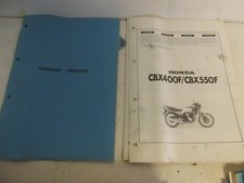 HONDA  CBX550 CBX400 GENUINE HONDA WORKSHOP SET UP  MANUAL 