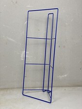 Blue metal dvd storage rack - metal,