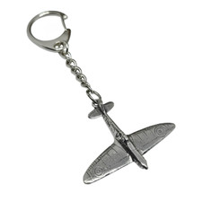 Spitfire keyring pewter - spitfire,