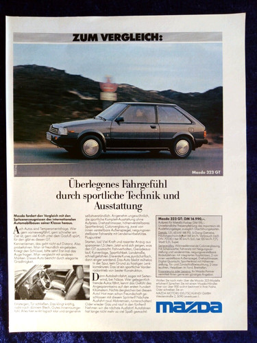 1984 mazda 323 original - 1984,