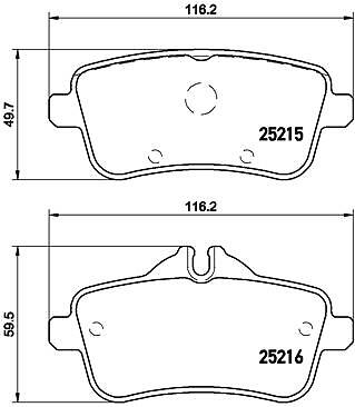 Brake pad set disc - pad,