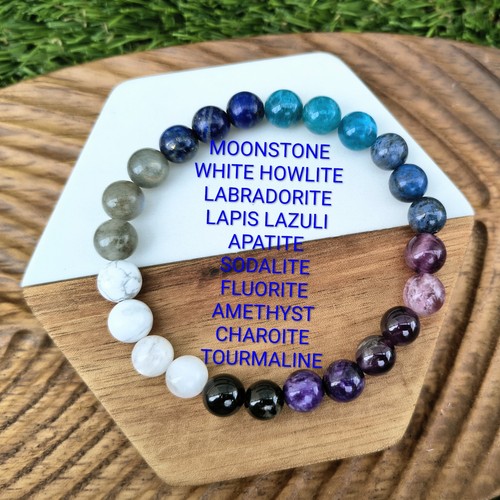 Bracelet with labradorite - bracelet,