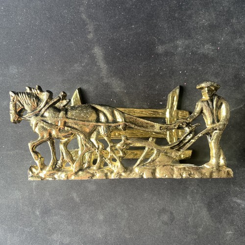 Vintage brass letter - vintage,