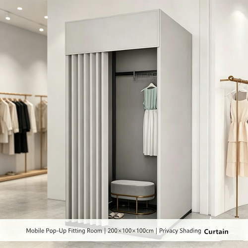 Mobile fitting room - fitting, room,temporary