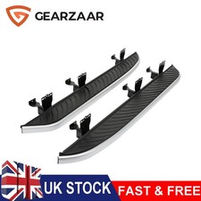 Side Steps For Land Rover Freelander 2 L359 07-15 NEW Black & Silver UPGRADE