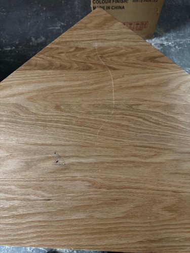 Painted white oak top - painted,