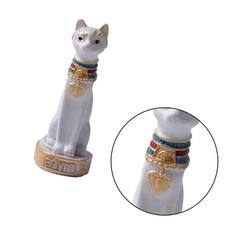  Cat Statue Ornament for Indoor Miniature Resin Animals Decoration