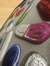 Happy Pills Hand Beaded Wall