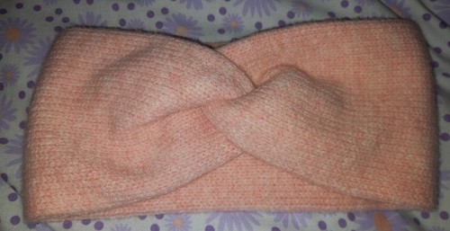 Baby pink fuzzy head ear - baby, head/ear