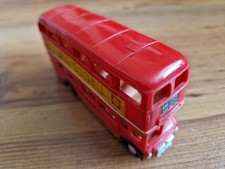 Collectable Tri-ang Minic Motorways London Double Decker Red Bus 60's - Untested