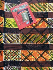 Vintage Barkcloth Fabric On Original Roll 9.5 Meters Nu Home Unused 1950 / 60s 