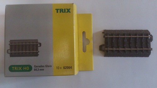 Trix 62064 track straight - c-track,