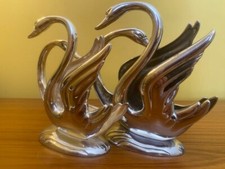French Art Deco Swan napkin holders - Great condition - Sold as a set