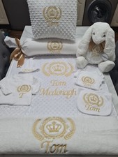 Personalised embroidered baby