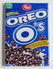 Oreo O's Cereal Box FRIDGE MAGNET cookies