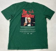Shoe Palace The Godfather Movie Graphic T-shirt Men Large Green Short Sleeve