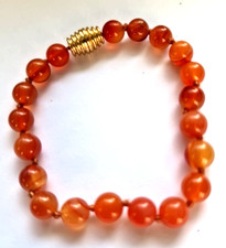 Vintage Red Beaded Bracelet