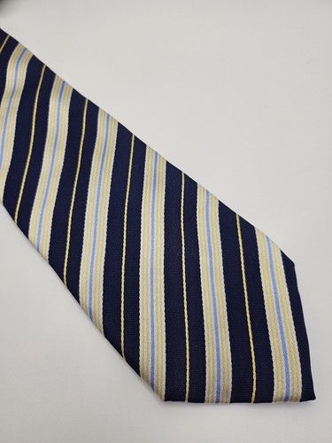 Lewin mens silk tie - tie, navy