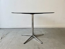 Vintage Round Smoked Glass