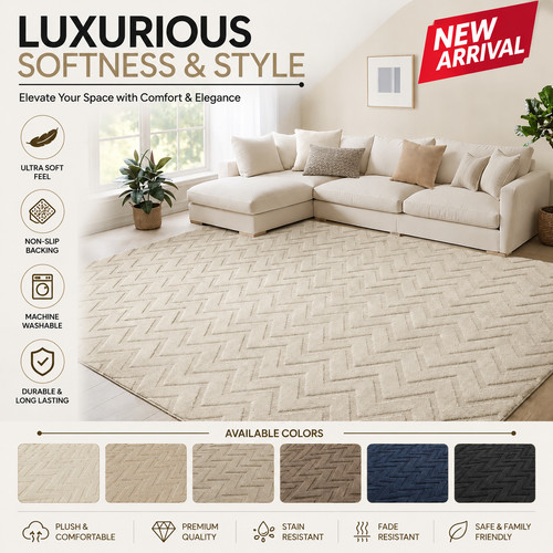 Extra large rug short pile - rug,