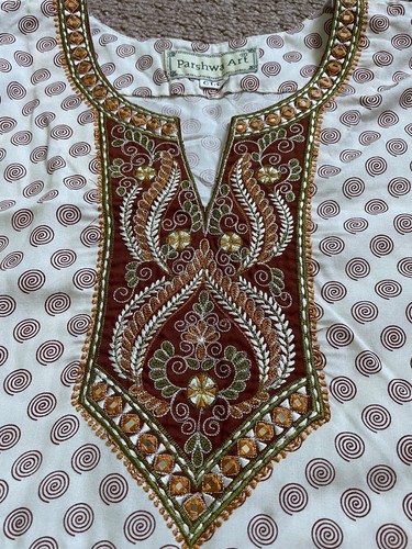 Cream indian kurtha top - cream,