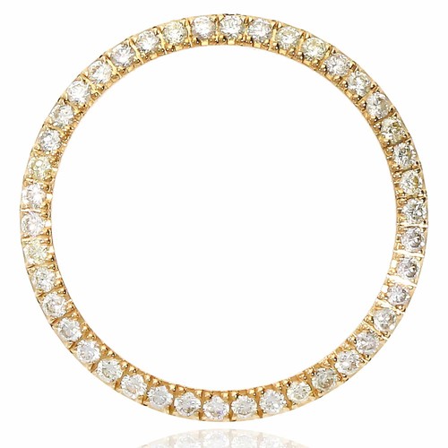 Natural diamond 10k yellow - natural,