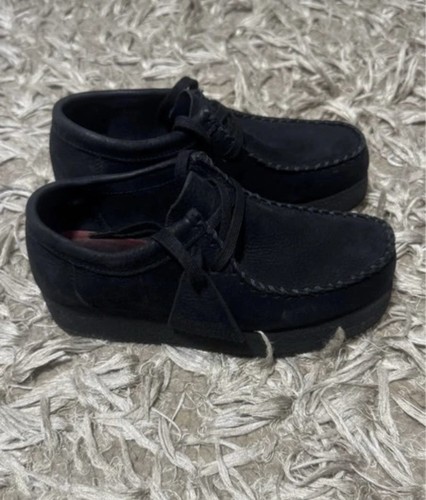 Clarks black wallabe size - wallabe,