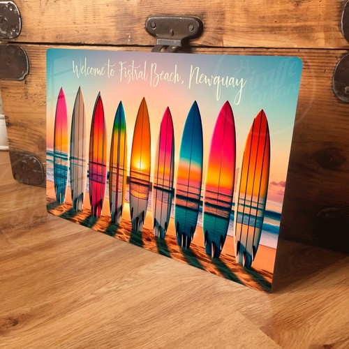 Personalised surfboard metal - surfboard,