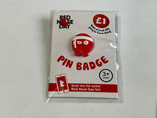 Vintage Red Nose Day Pin Badge