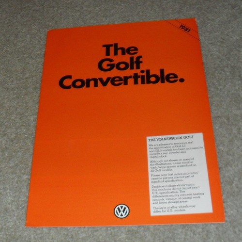 Volkswagen golf convertible - vw,