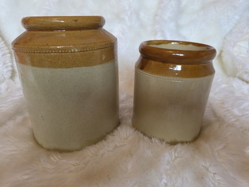 Vintage jar stoneware lambeth - stoneware,