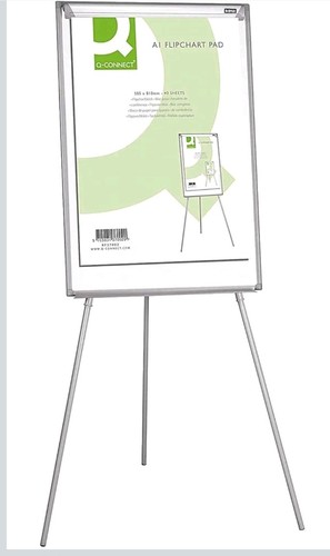 Connect plain flipchart pad - q-connect,