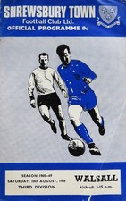 Shrewsbury Town v Walsall