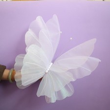 Outdoor Fake Butterfly 3D Silk