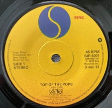 THE REZILLOS - TOP OF THE POPS