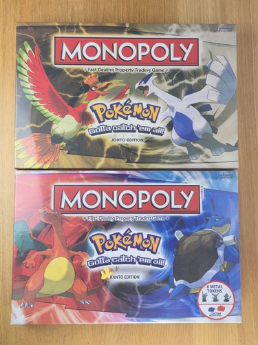 Pokemon monopoly johto kanto - pokemon,