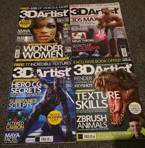 3dartist magazines issues - magazines,,