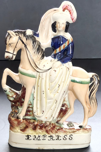 Antique staffordshire empress - antique,