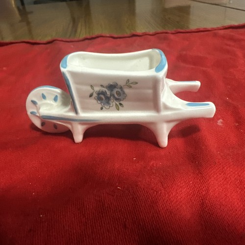 Coalport porcelain wheelbarrow - coalport,