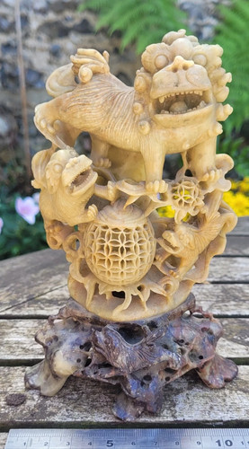 Vintage chinese carved - vintage,